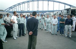 自社内での安全講習会