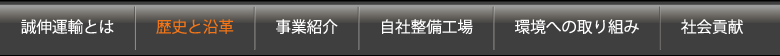 誠伸運輸株式会社について各メニューで紹介します。